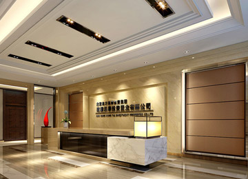泓泰南康置业办公室装修设计案例