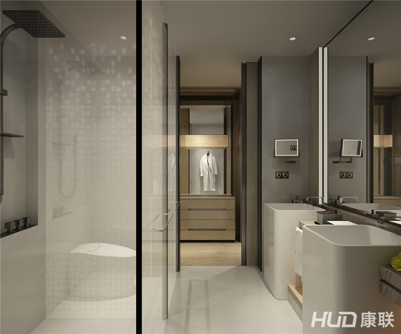 二沙岛别墅空间设计卫生间设计效果图