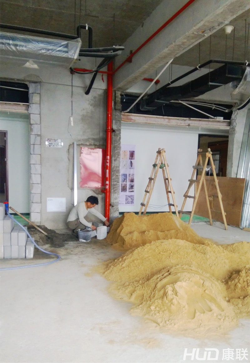 广州丝路船务公司办公装修--材料进场阶段