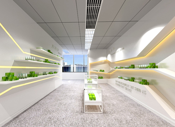 广州市蜜植素化妆品公司办公装修设计案例